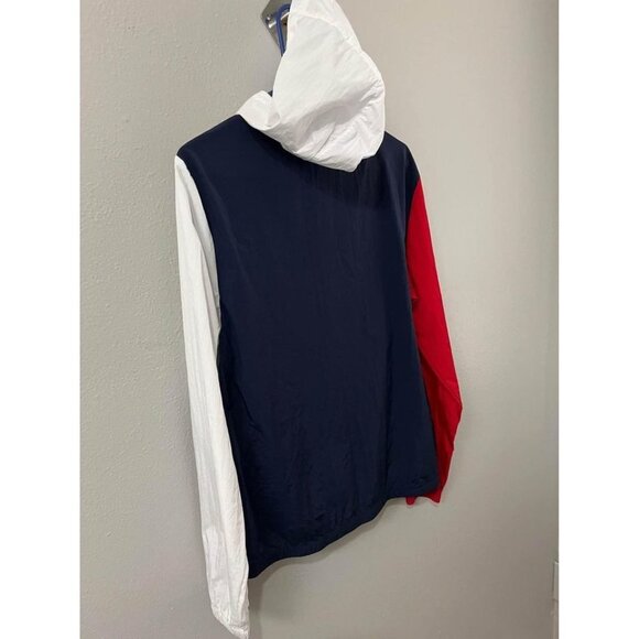 Xersion windbreaker Red white and blue jacket half zip pullover size small NWT - Picture 7 of 8